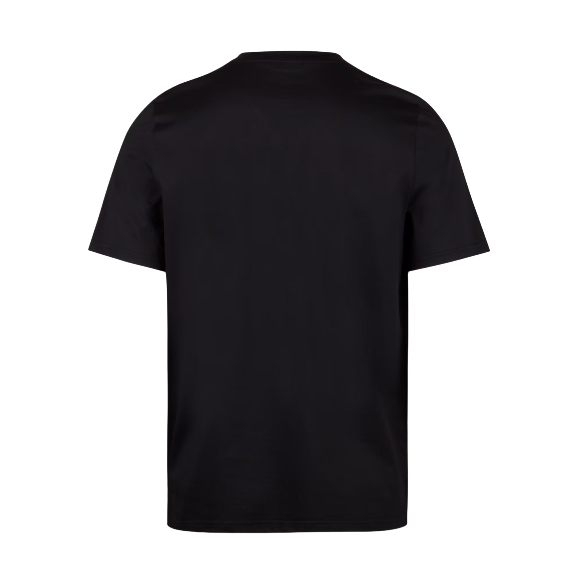 Black Cotton Crew Neck T-Shirt - Stenströms - Boutique Jacques International