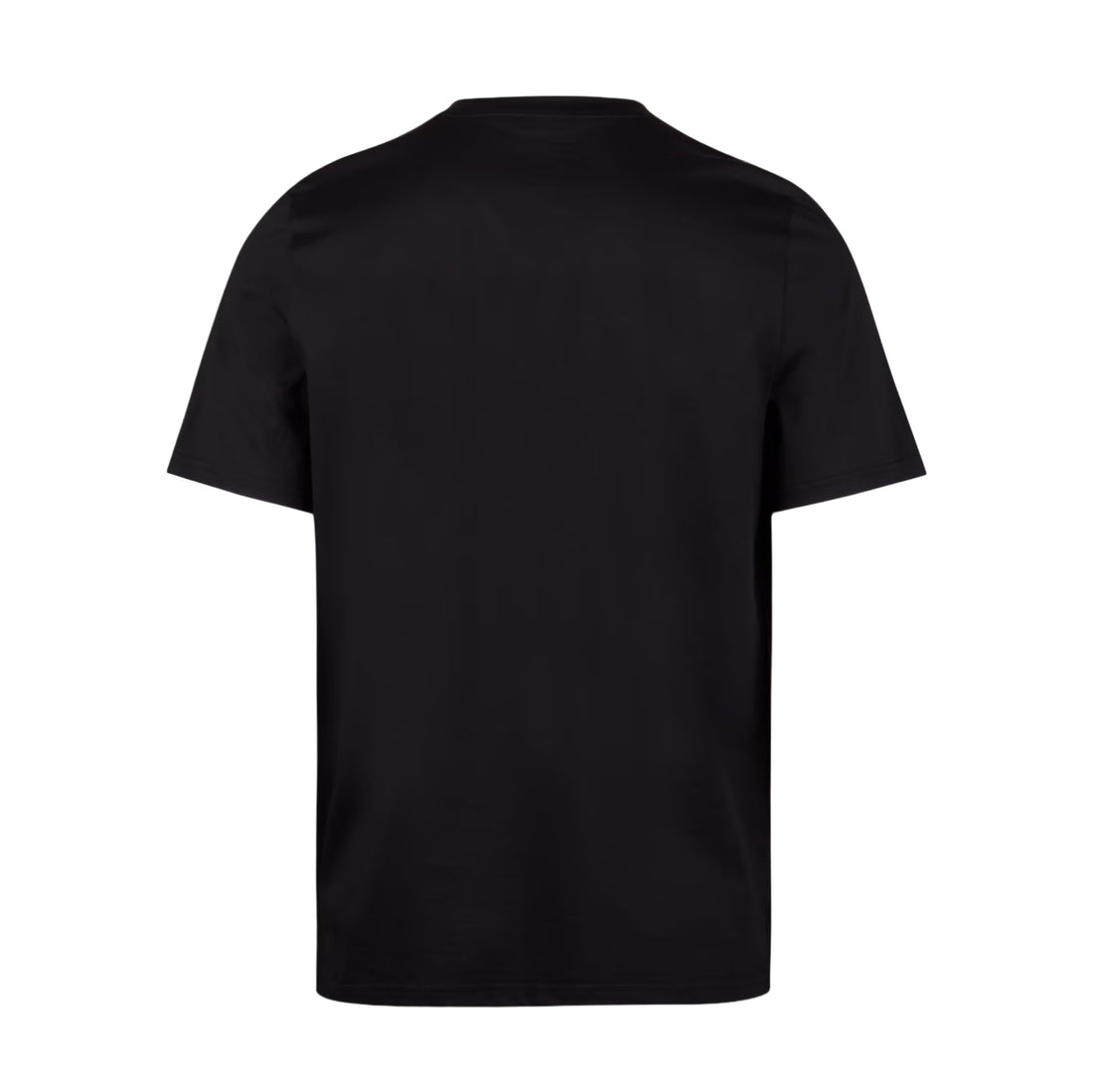 Black Cotton Crew Neck T-Shirt - Stenströms - Boutique Jacques International