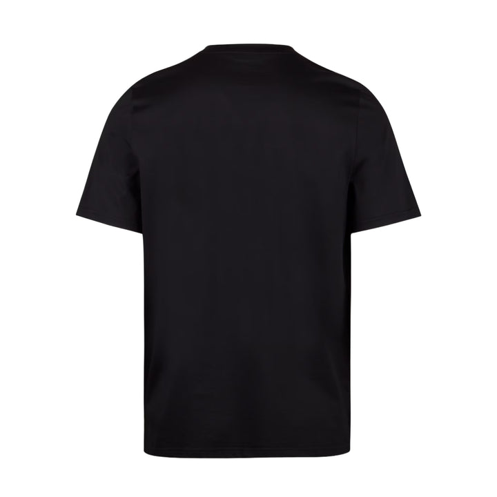 Black Cotton Crew Neck T-Shirt - Stenströms - Boutique Jacques International