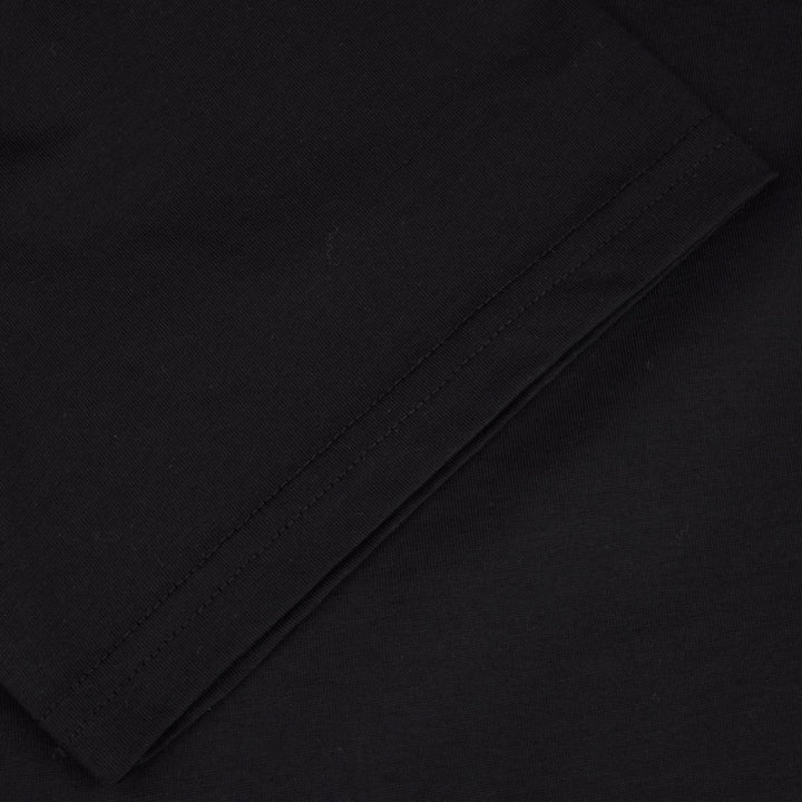 Black Cotton Crew Neck T-Shirt - Stenströms - Boutique Jacques International