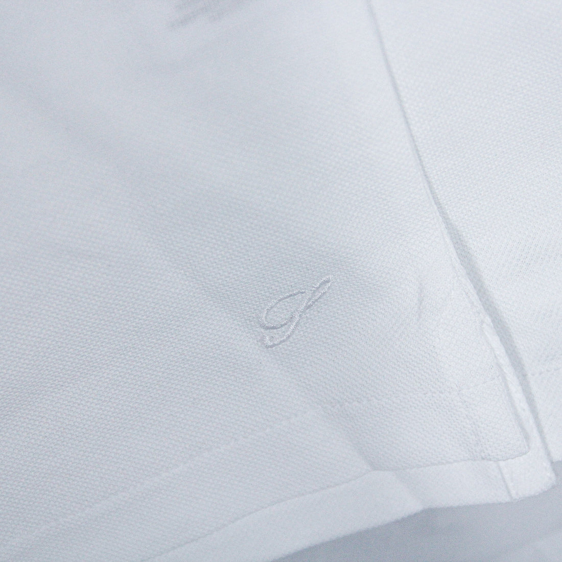 White Short Sleeve Piqué Polo Shirt - Stenströms