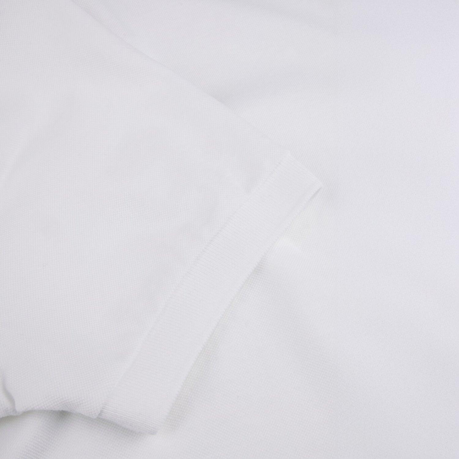 White Piqué Cotton Short Sleeve Polo Shirt - Stenströms - Boutique Jacques International