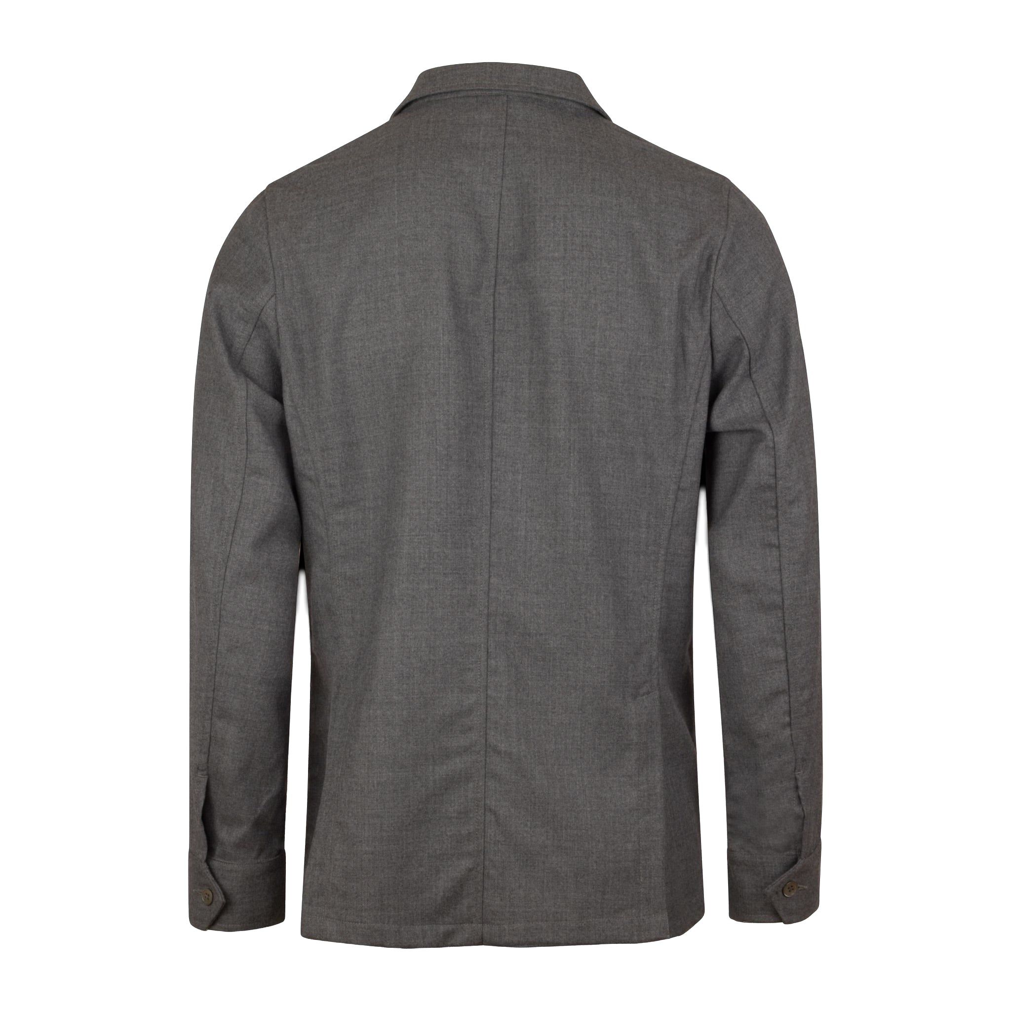 Dark Gray Merino Wool Safari Jacket - Stenströms