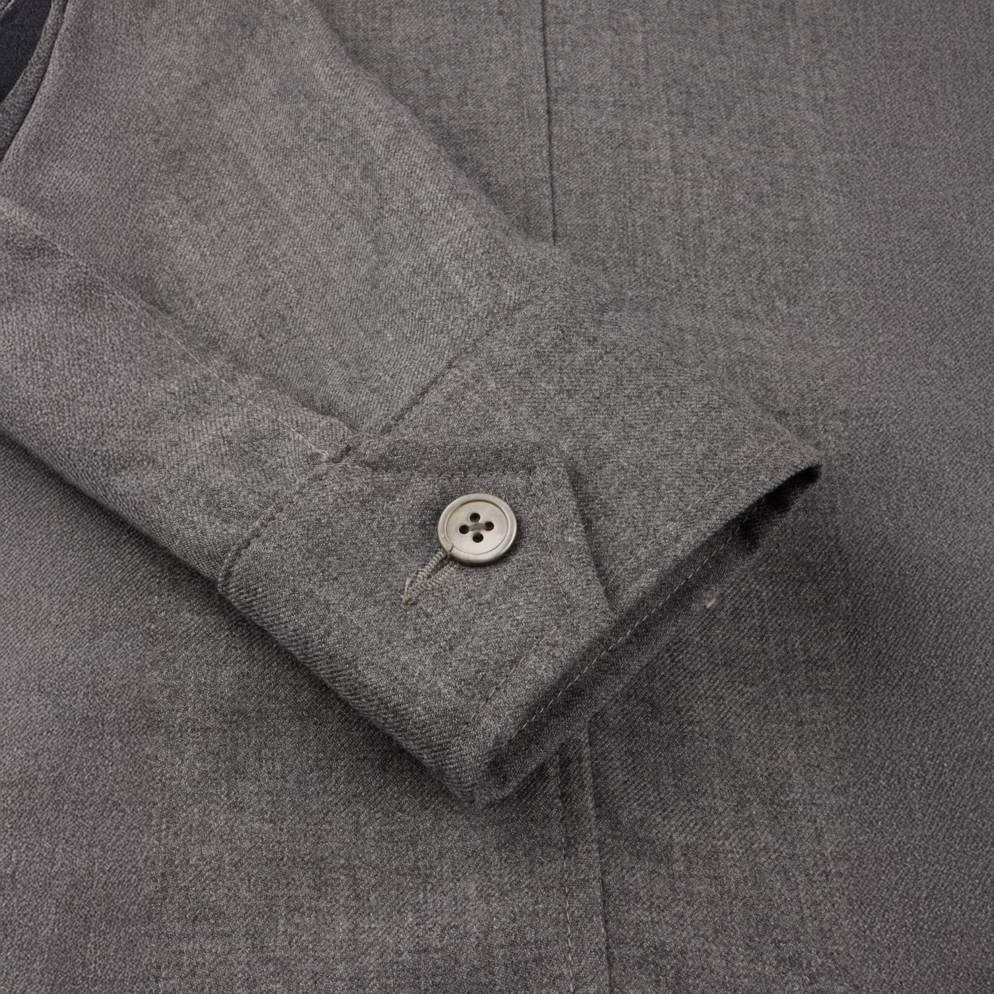 Dark Gray Merino Wool Safari Jacket - Stenströms