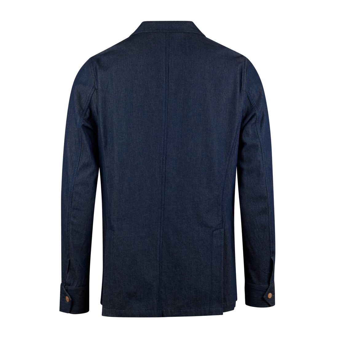 Dark Blue Denim Cotton Overshirt - Stenströms