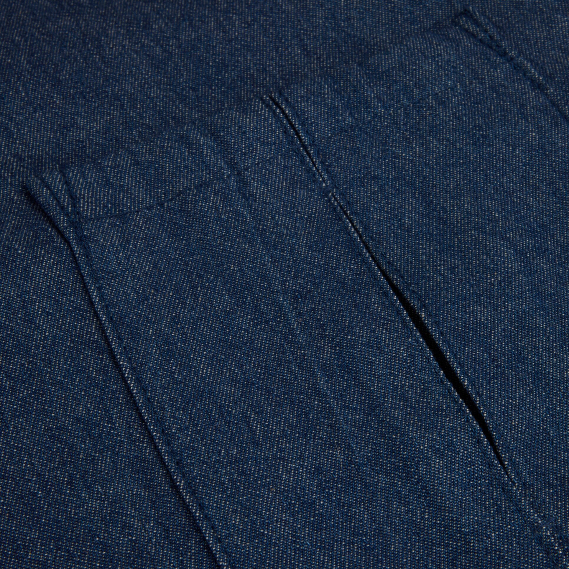 Dark Blue Denim Cotton Overshirt - Stenströms