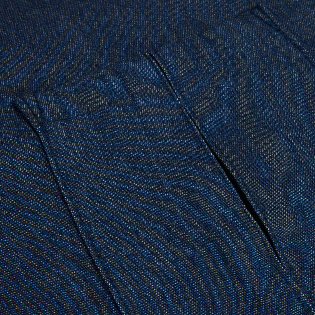 Dark Blue Denim Cotton Overshirt - Stenströms