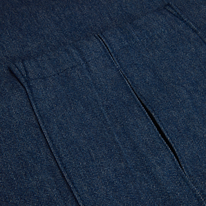 Dark Blue Denim Cotton Overshirt - Stenströms