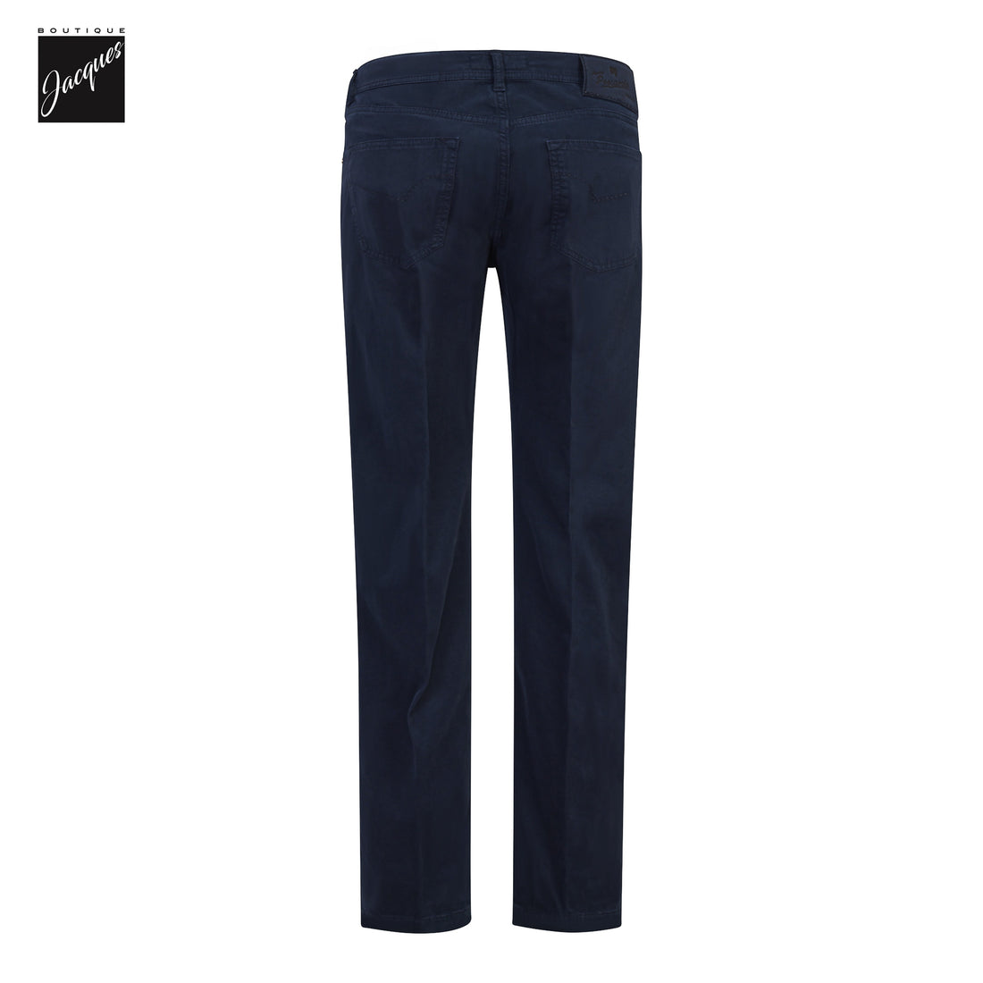 Navy Cotton-Stretch Nerano M Tailored Fit Five Pocket Pants - Marco Pescarolo