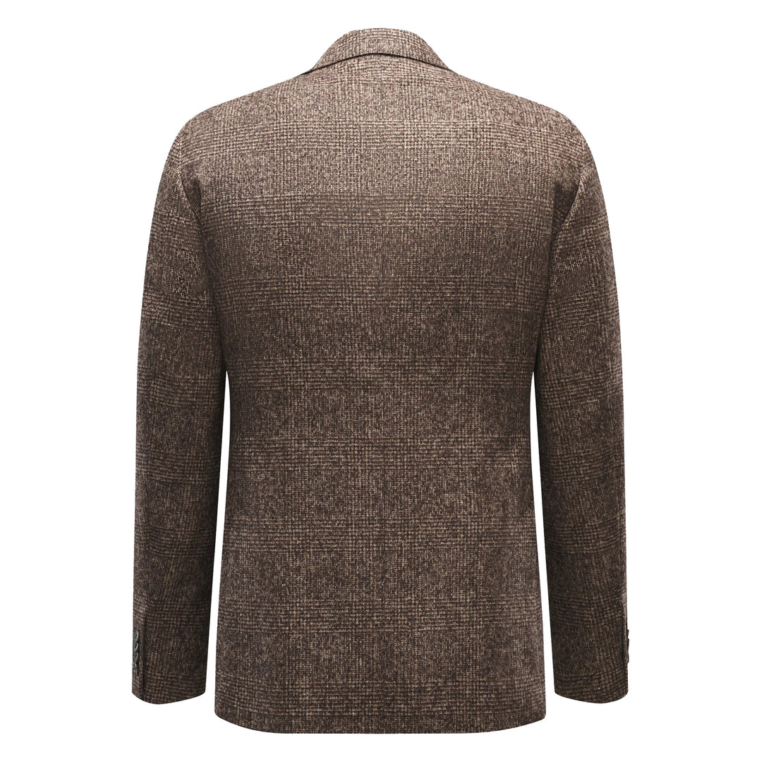 Brown Check Delfino Alpaca/Wool/Silk Dream Fit Sport Jacket - Luigi Bianchi - Boutique Jacques International