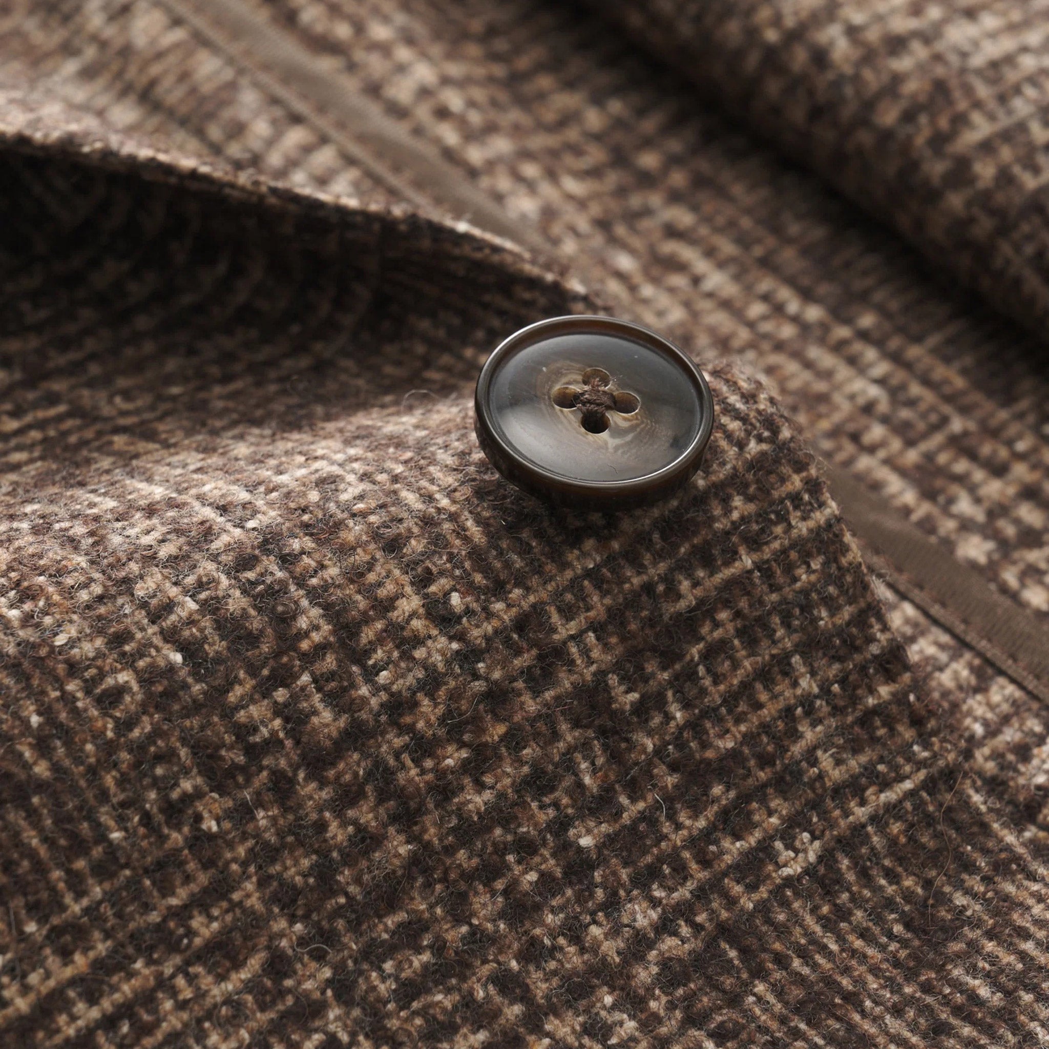 Brown Check Delfino Alpaca/Wool/Silk Dream Fit Sport Jacket - Luigi Bianchi - Boutique Jacques International