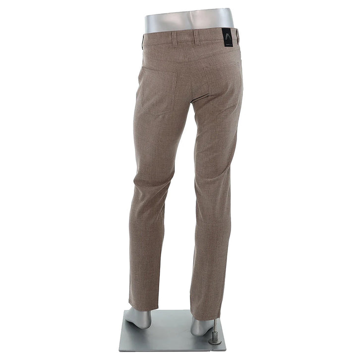 ALBERTO - PIPE Ceramica Desert (Beige Melange) Dress Five Pocket Pants
