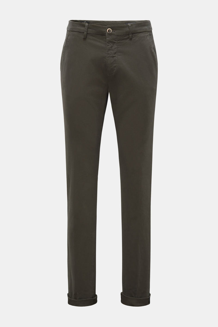 Forest Green Slim Fit Stretch Chino - Mason's - Boutique Jacques International
