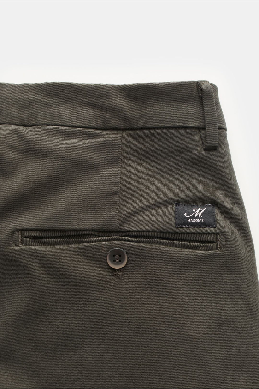 Forest Green Slim Fit Stretch Chino - Mason's - Boutique Jacques International