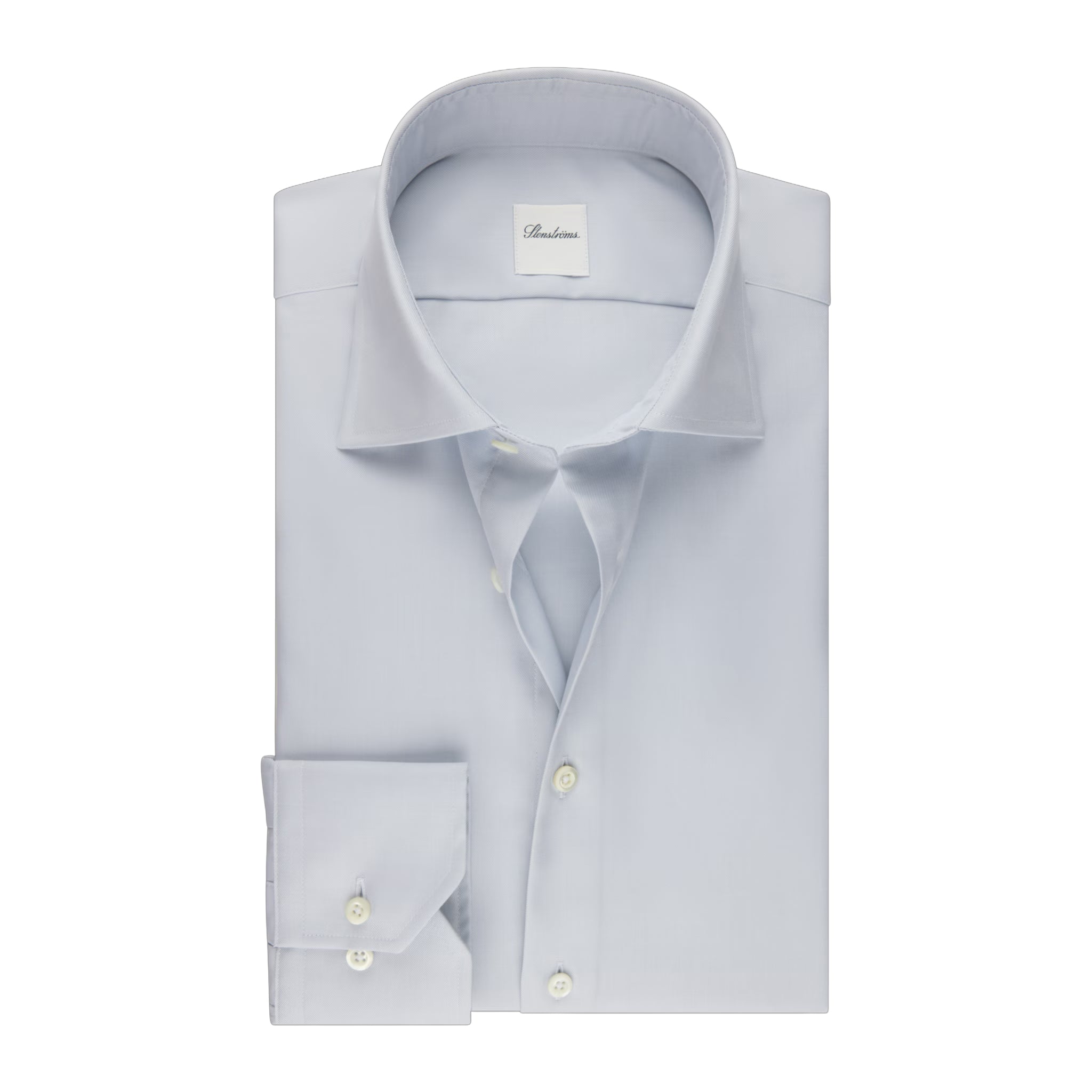 Light Gray Twill Regular Fit Shirt - Stenströms