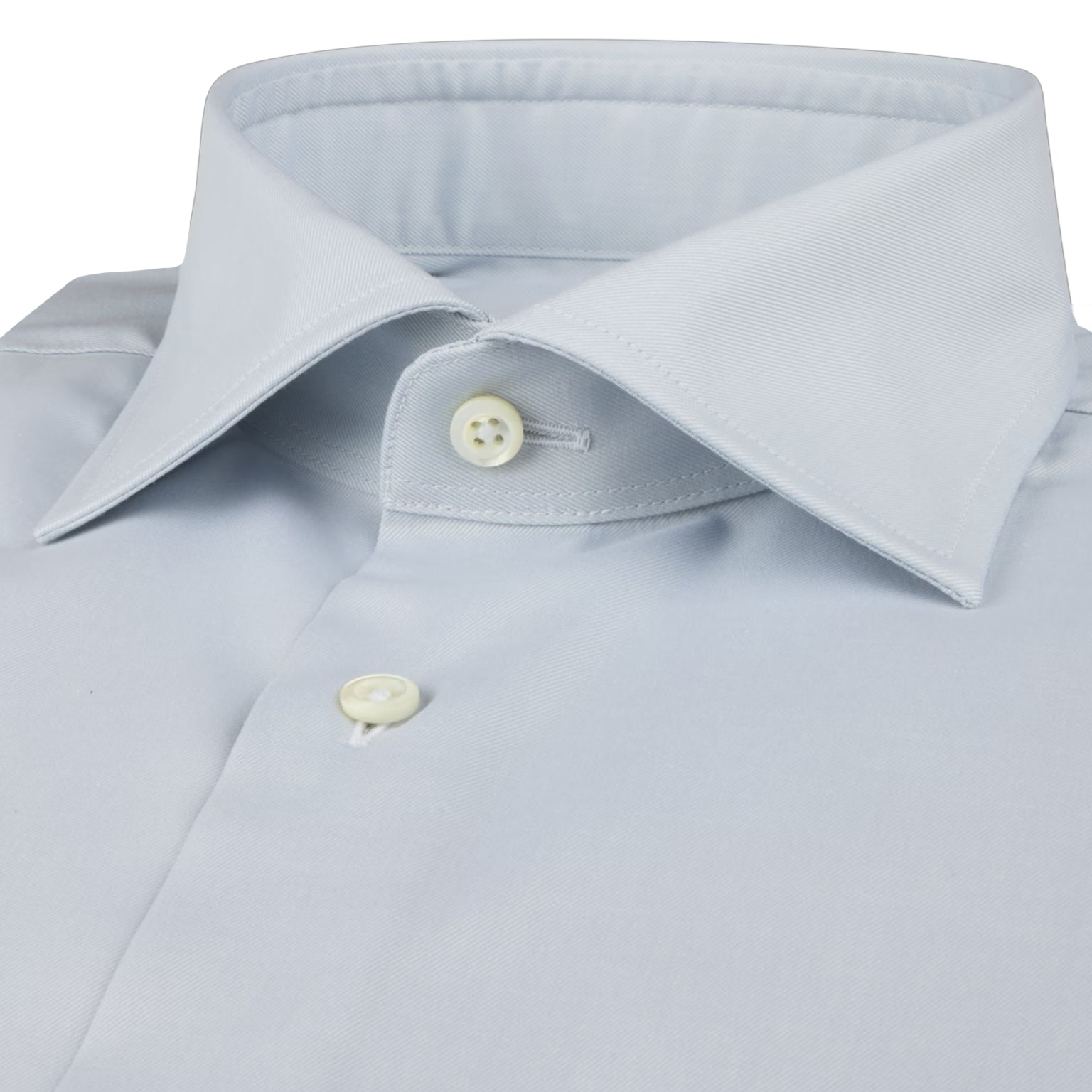Light Gray Twill Regular Fit Shirt - Stenströms