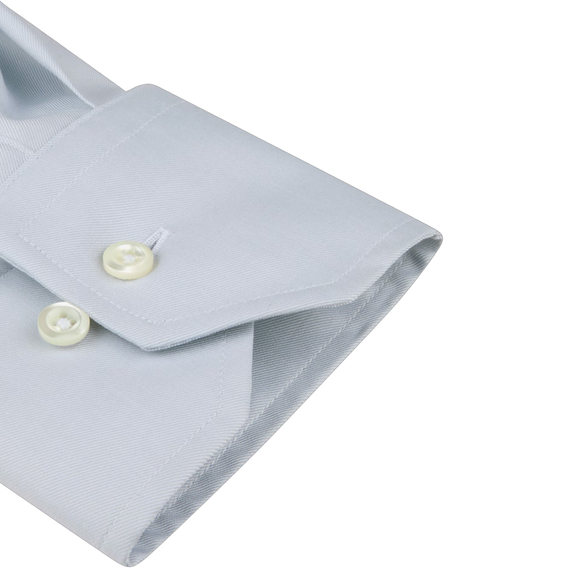 Light Gray Twill Regular Fit Shirt - Stenströms