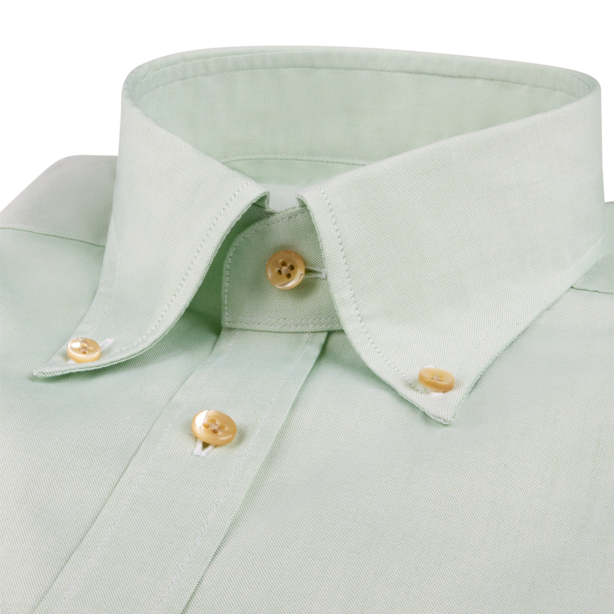 Mint Green Oxford Fitted Body Casual Shirt - Stenströms - Boutique Jacques International