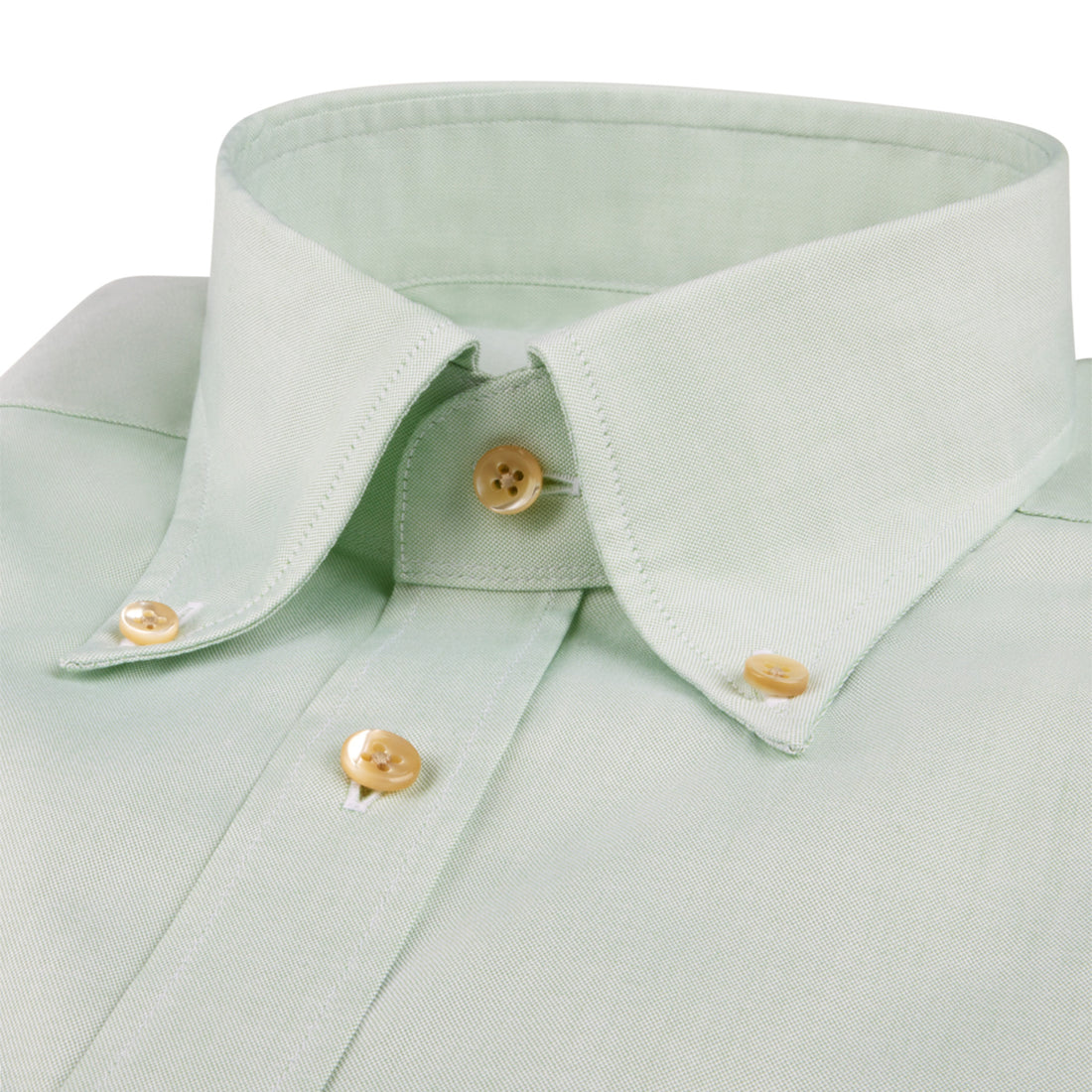 Mint Green Oxford Fitted Body Casual Shirt - Stenströms - Boutique Jacques International