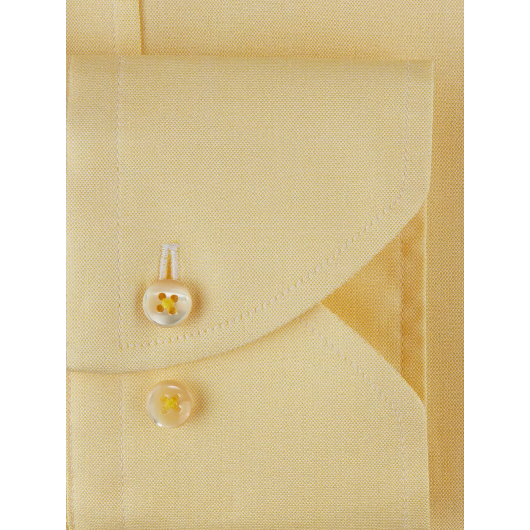 Yellow Oxford Fitted Body Casual Shirt - Stenströms