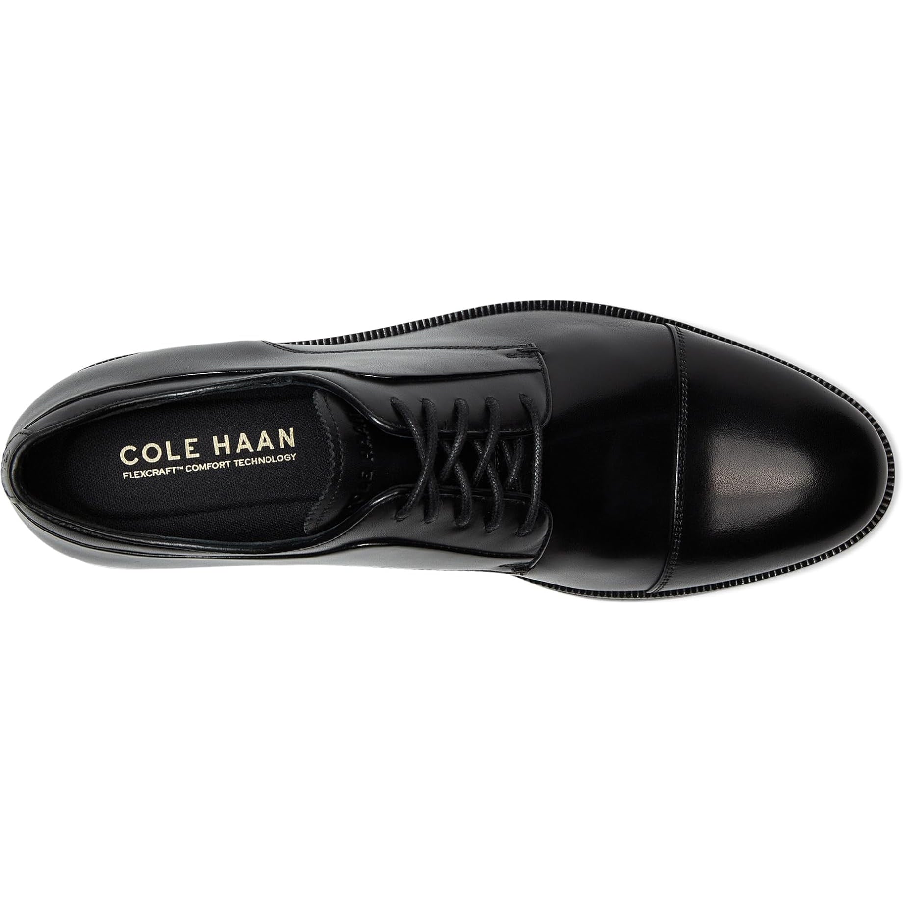 Black Dean Grand Cap-Toe Oxford Dress Shoes - Cole Haan - Boutique Jacques International