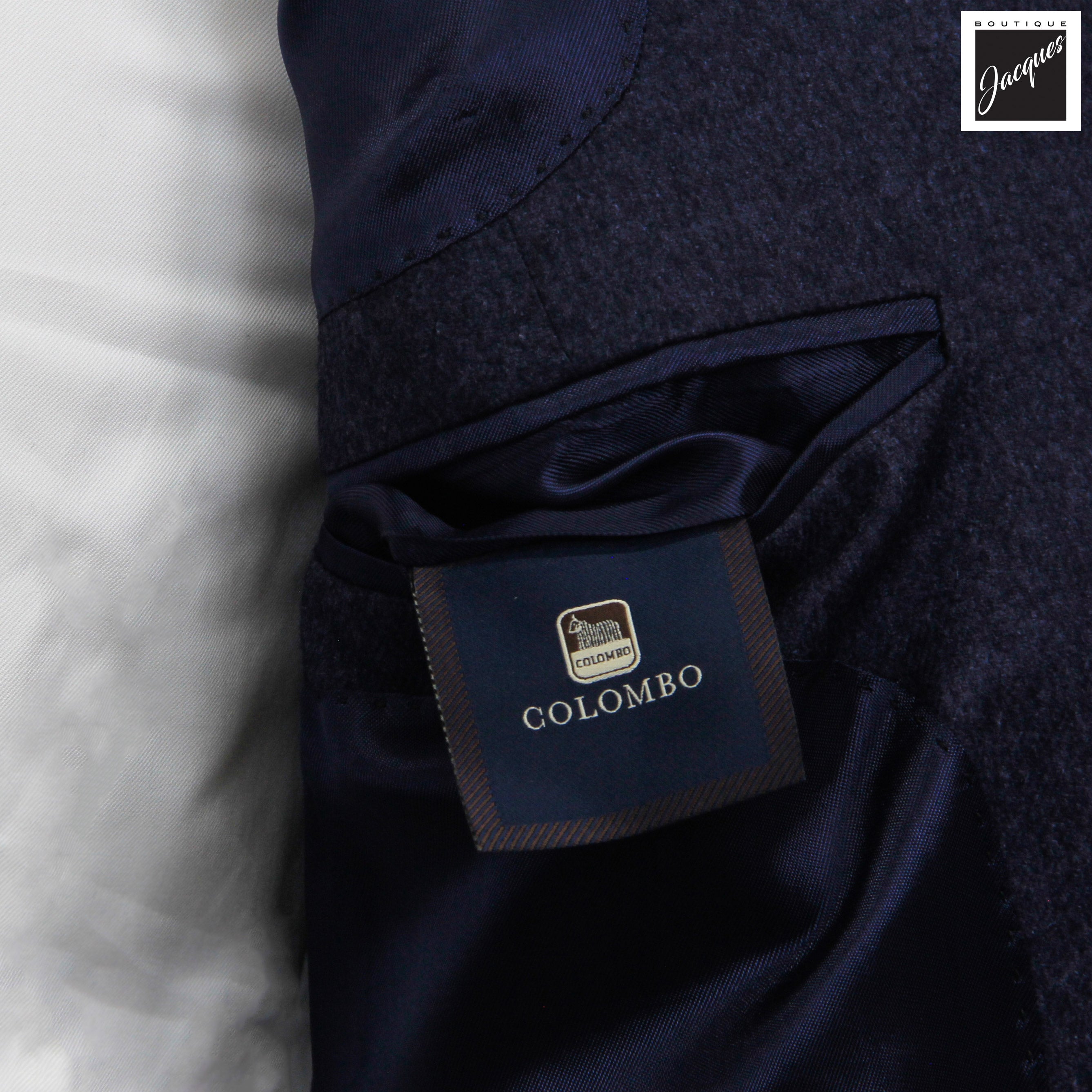 Dark Blue Silk-Cashmere Contemporary Dream Fit Sport Jacket - Luigi Bianchi