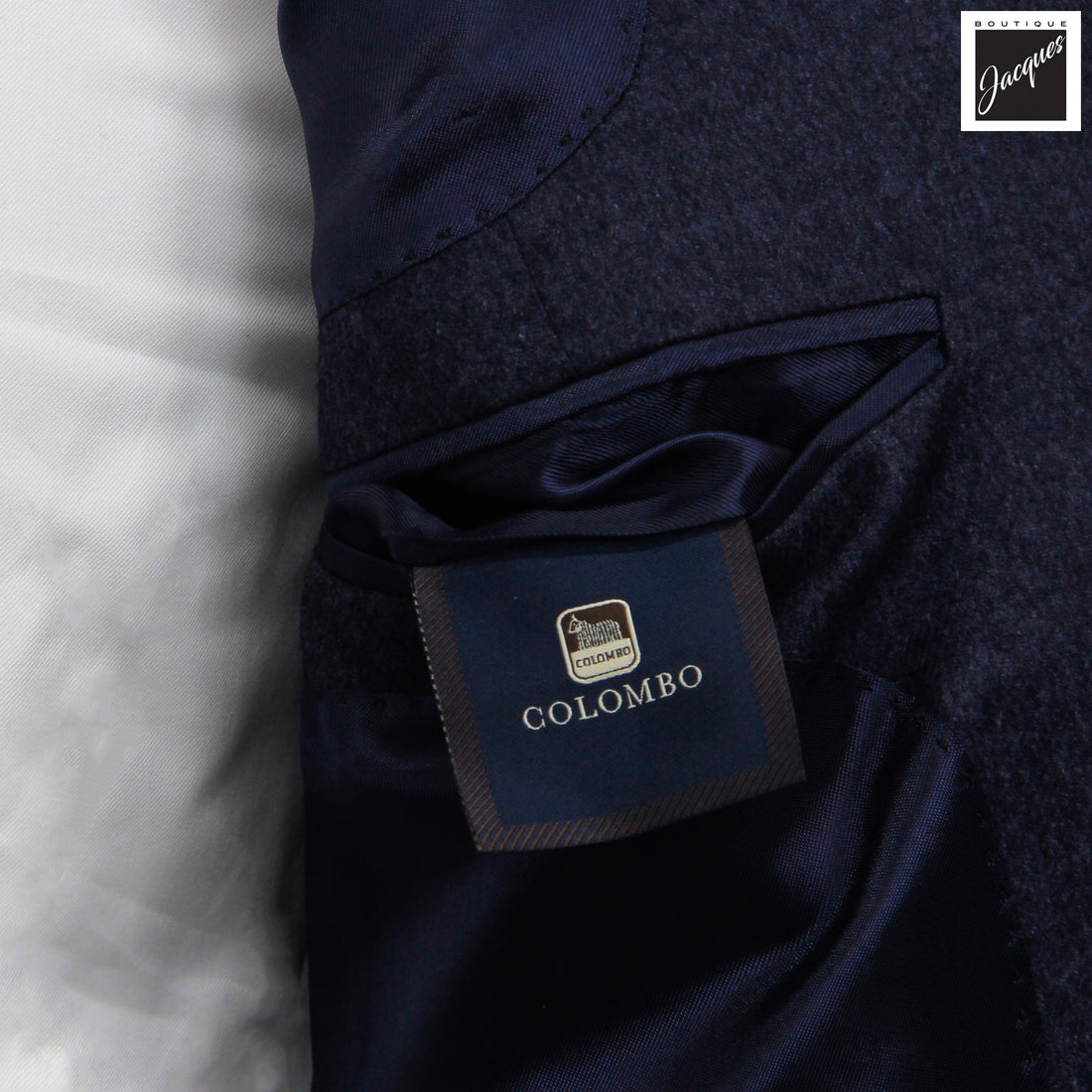 Dark Blue Silk-Cashmere Contemporary Dream Fit Sport Jacket - Luigi Bianchi