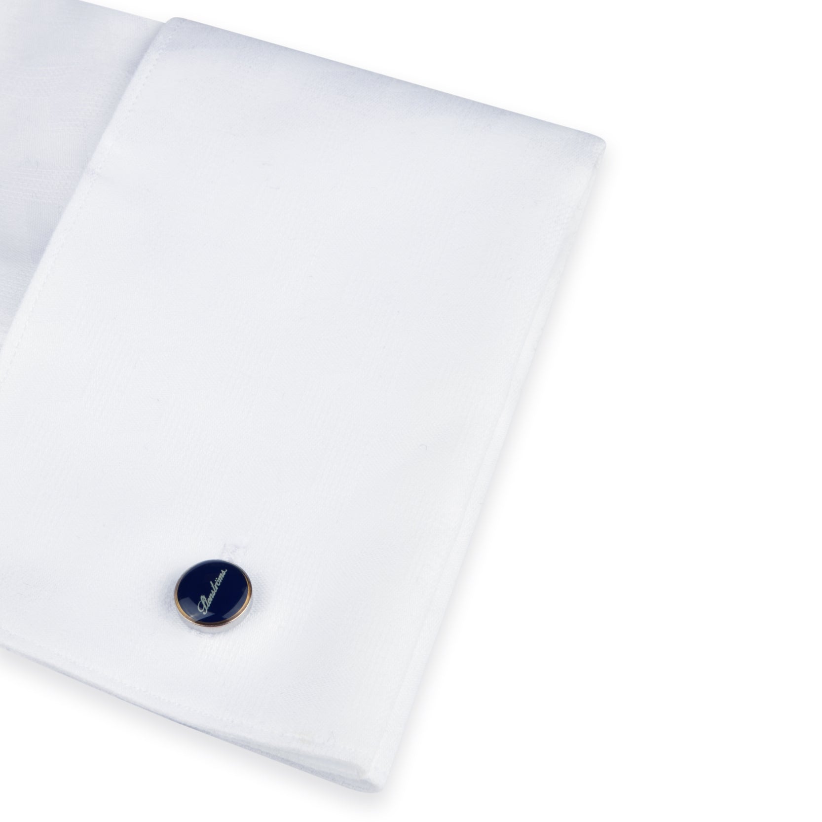 White Slimline Body Textured Tuxedo Shirt - Stenströms