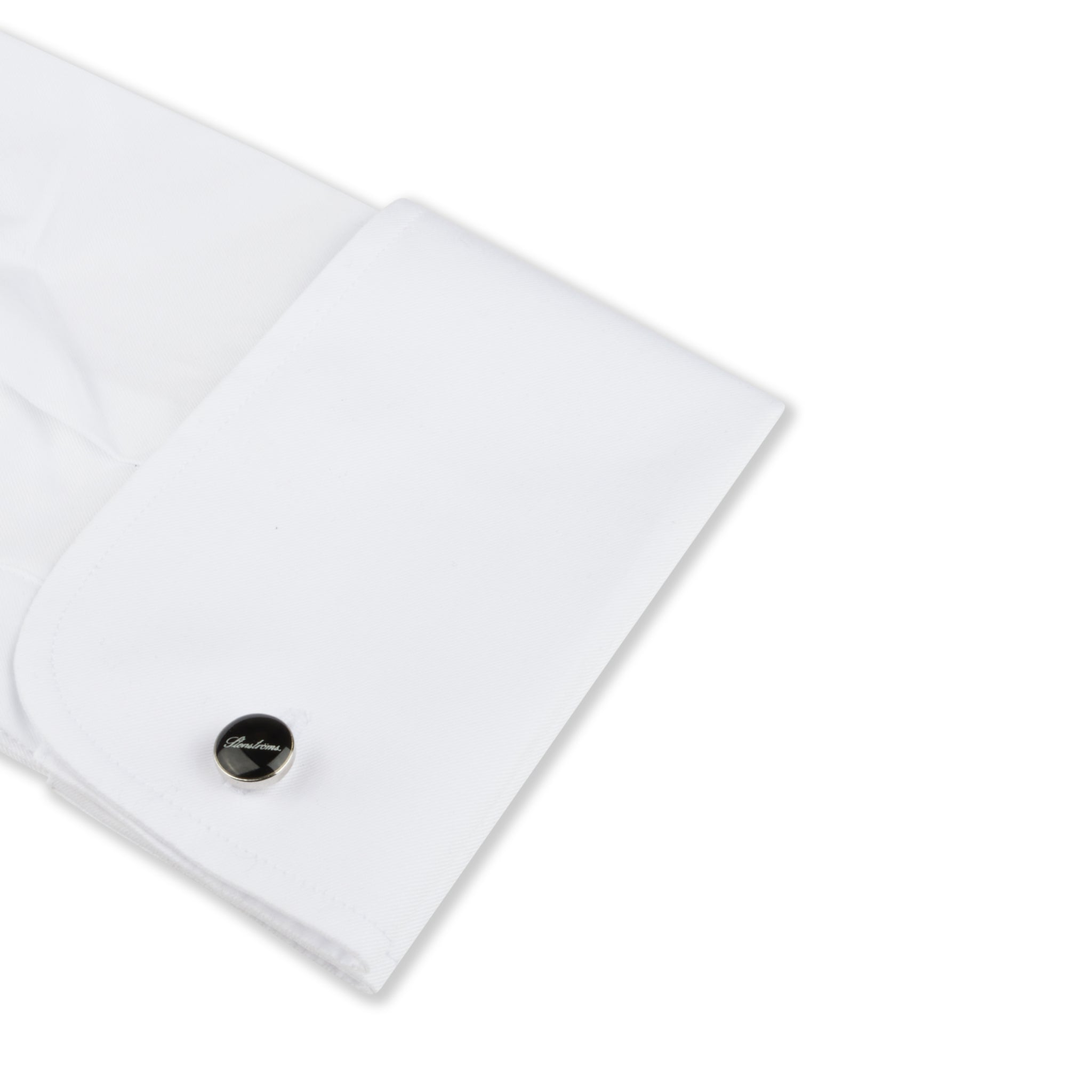 White Solid Superior Twill Slimline Tuxedo Shirt - Stenströms