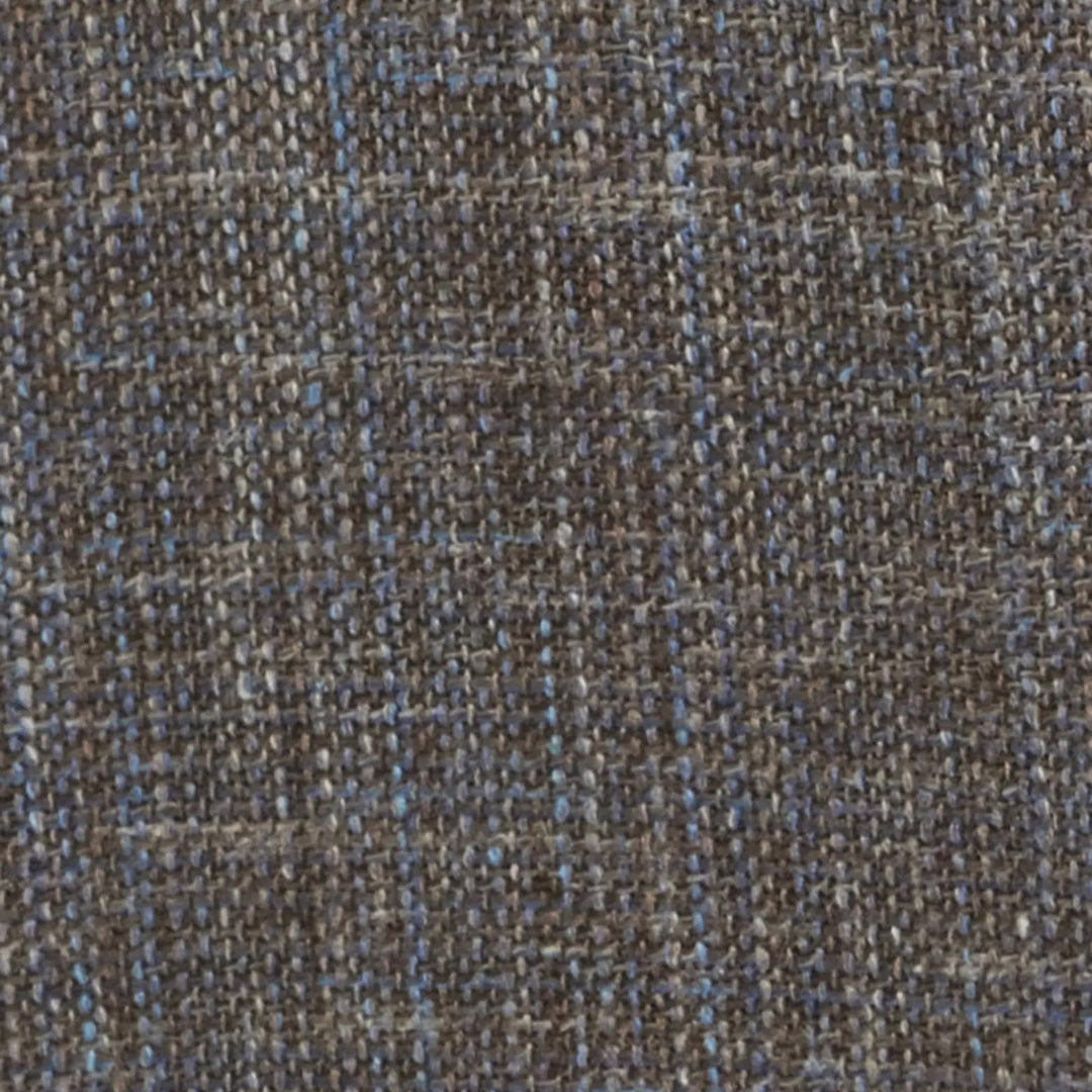 Brown Mélange Wool/Silk/Linen Morris Contemporary Fit Sport Jacket - Jack Victor