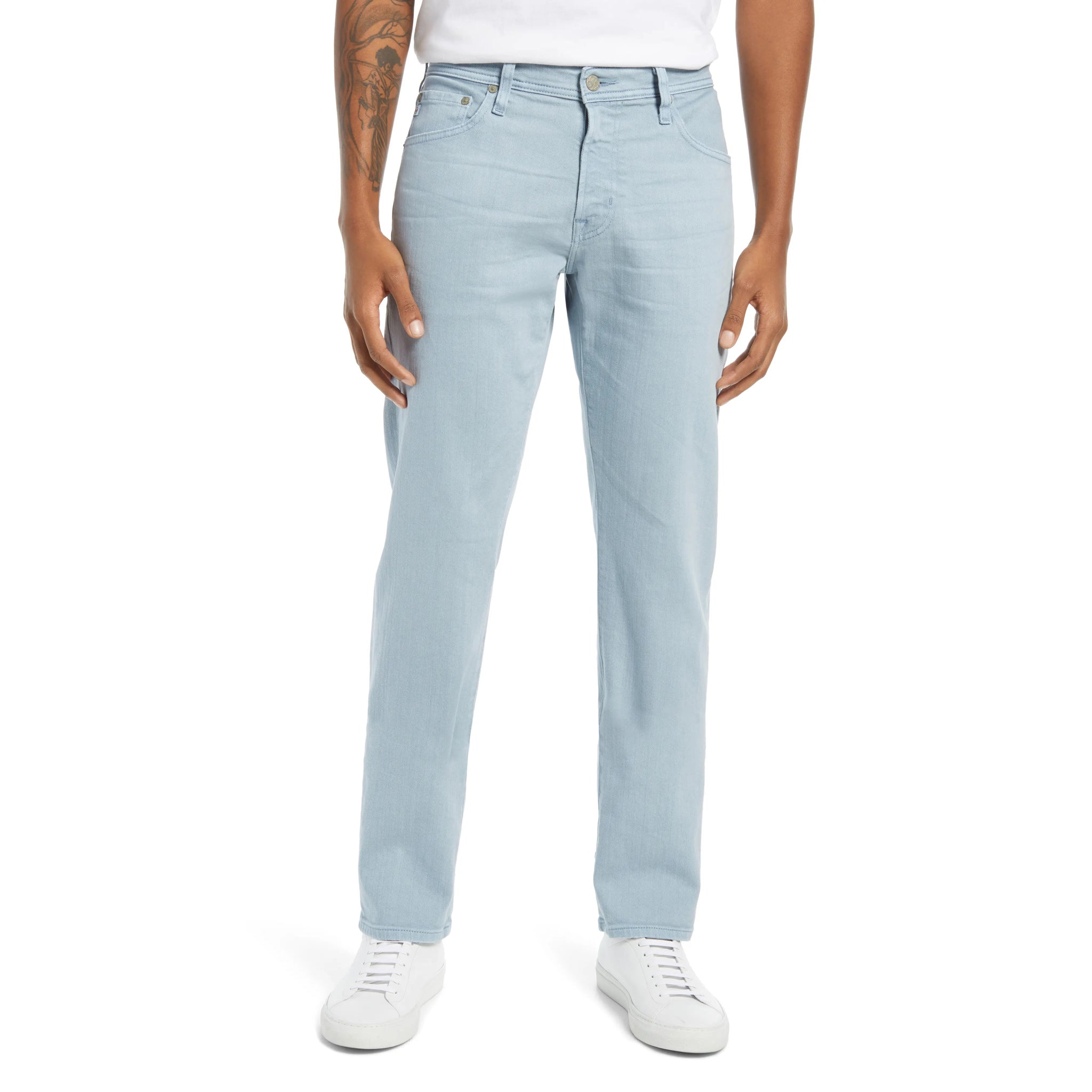 Chalet Ultra Pale Blue Tellis Modern Slim Fit Denim - AG Jeans