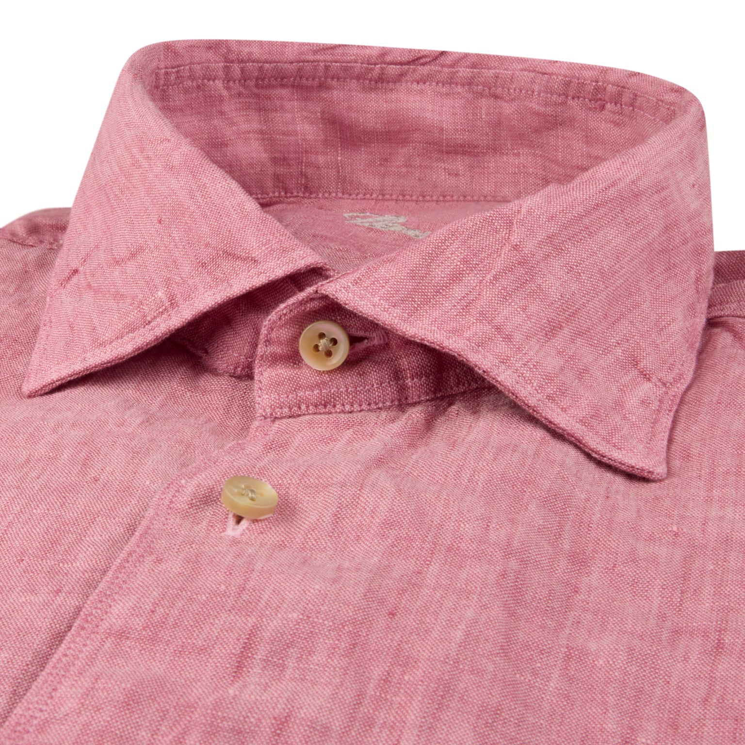 Blush Pink Linen Regular Fit Casual Shirt - Stenströms - Boutique Jacques International