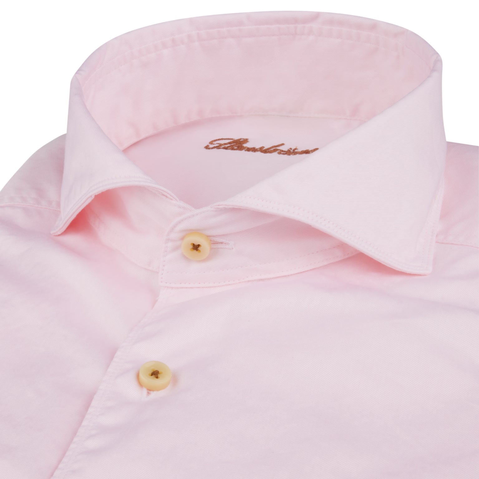 Pink Garment Wash Fitted Body Casual Shirt - Stenströms