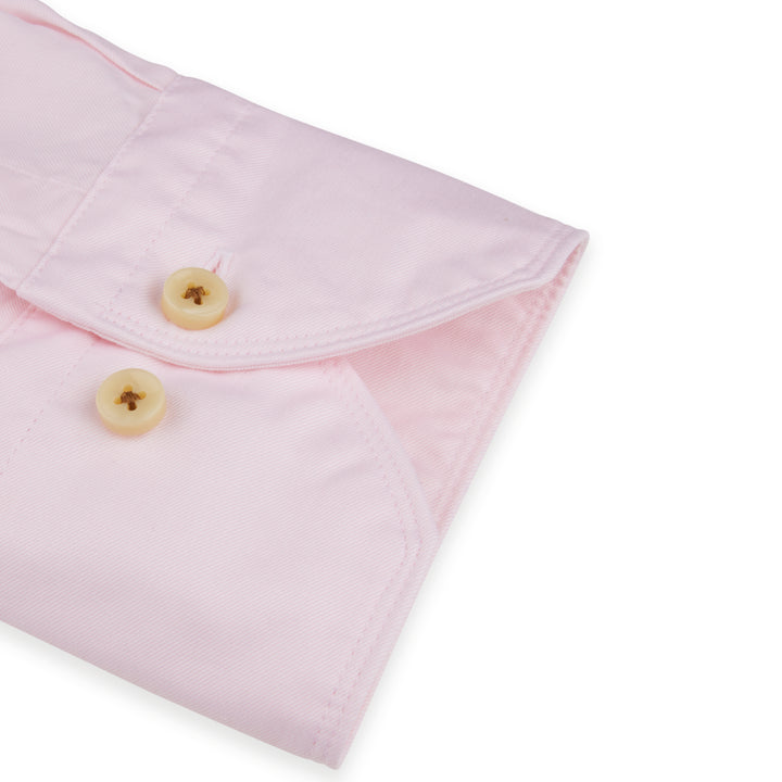Pink Garment Wash Fitted Body Casual Shirt - Stenströms