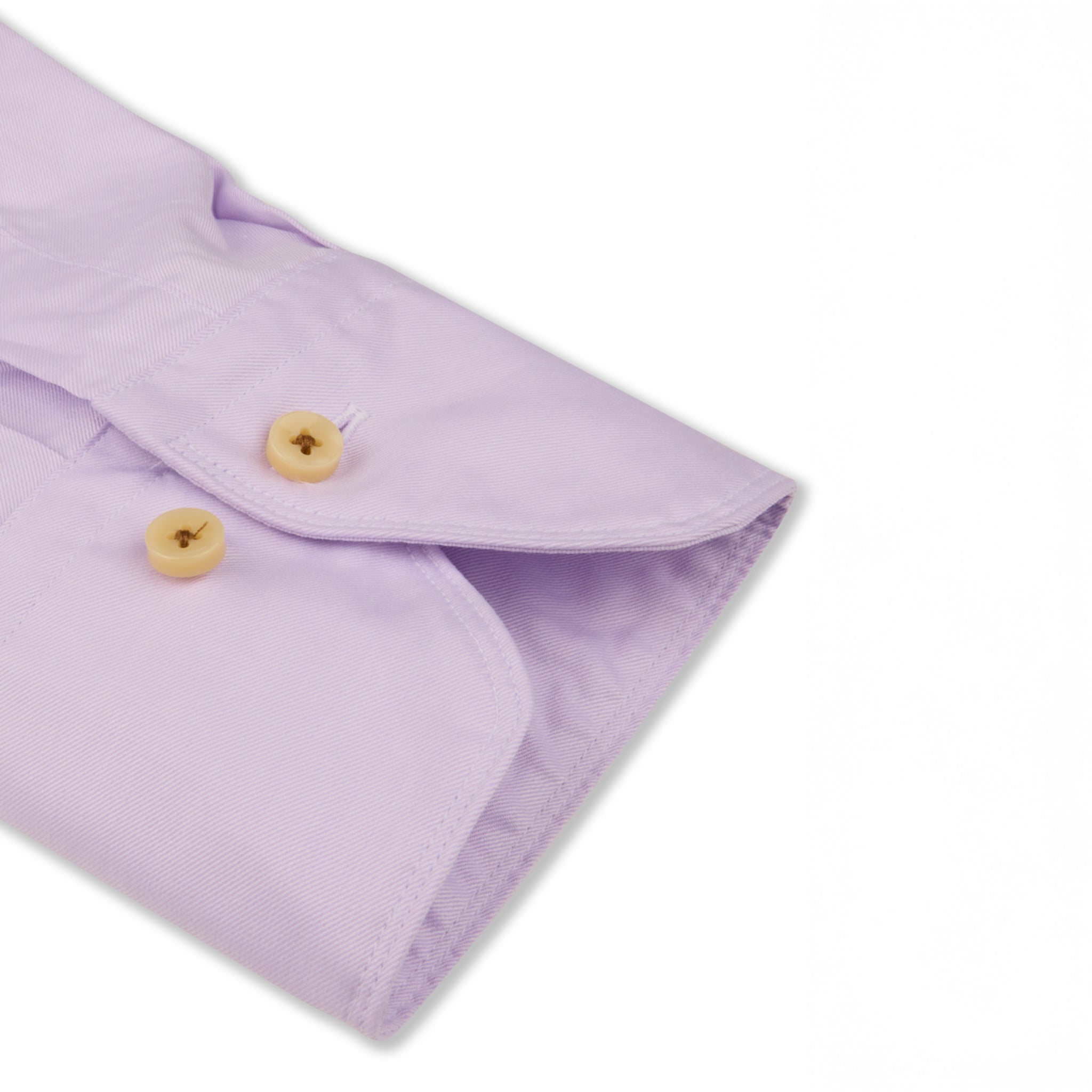 Lavender Garment Wash Fitted Casual Shirt - Stenströms