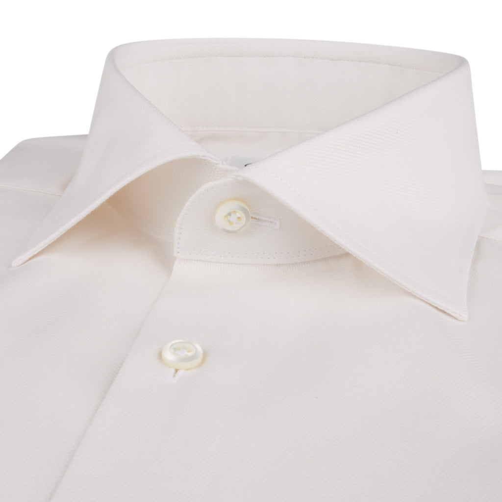 Offwhite Oxford Slimline Shirt - Stenströms