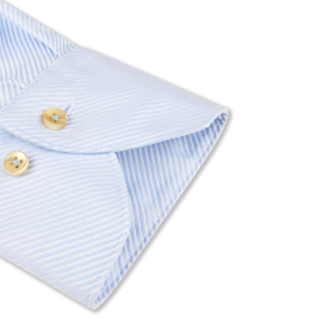 Light Blue Twill Slimline Shirt - Stenströms