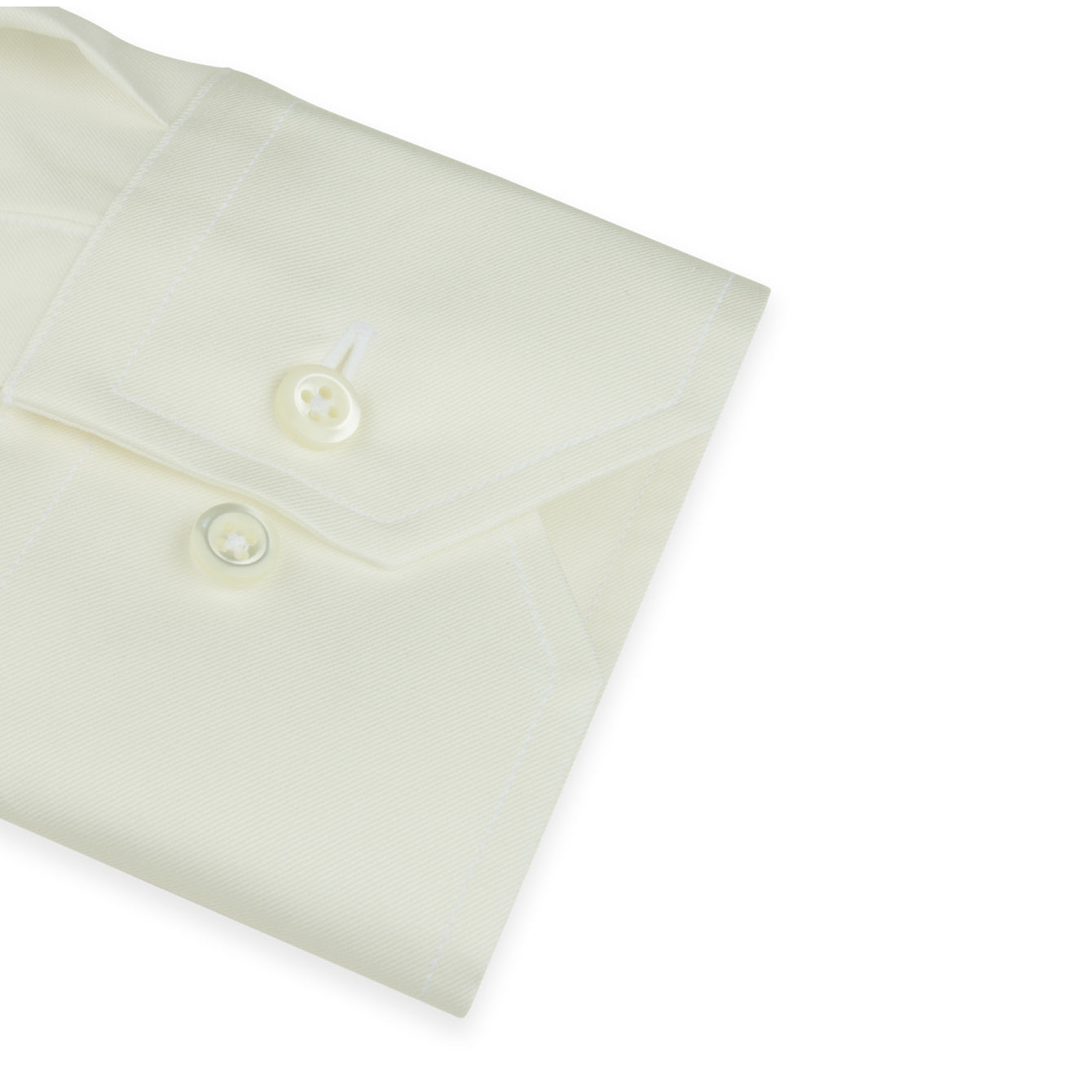 Champagne Solid Twill Slimline Dress Shirt - Stenströms