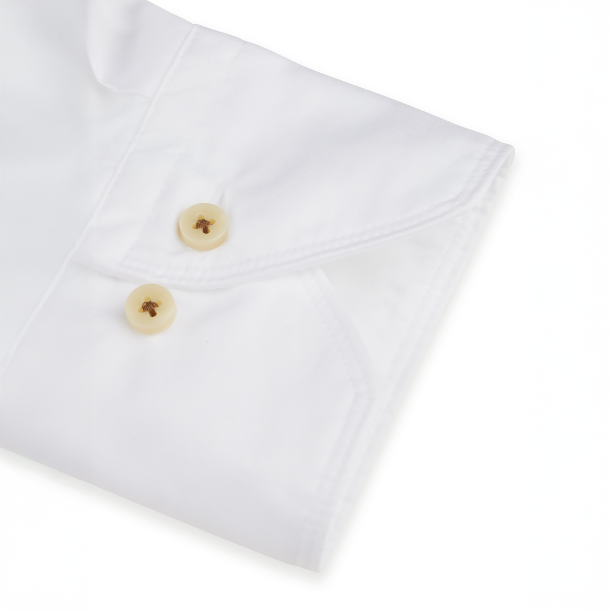 White Garment Wash Slimline Casual Shirt - Stenströms