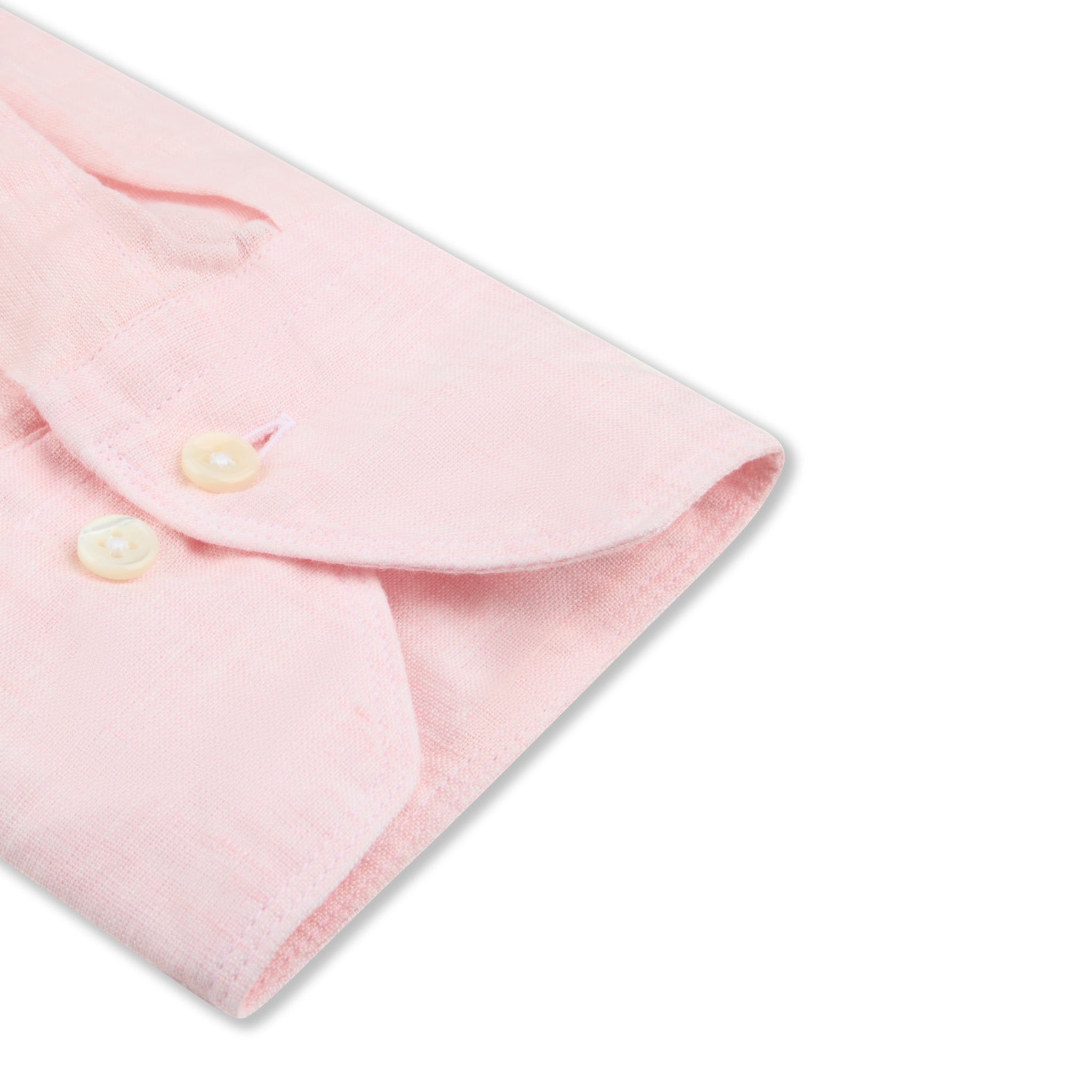 Light Pink Linen Casual Slimline Shirt - Stenströms - Boutique Jacques International