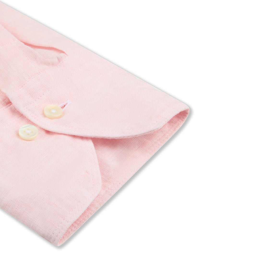 Light Pink Linen Casual Slimline Shirt - Stenströms - Boutique Jacques International