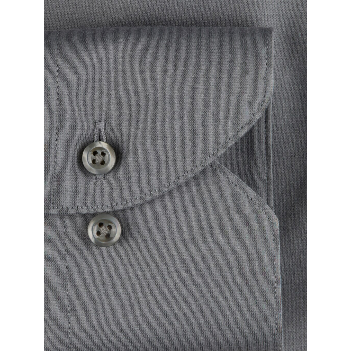 Casual Grey Jersey Shirt - Stenströms