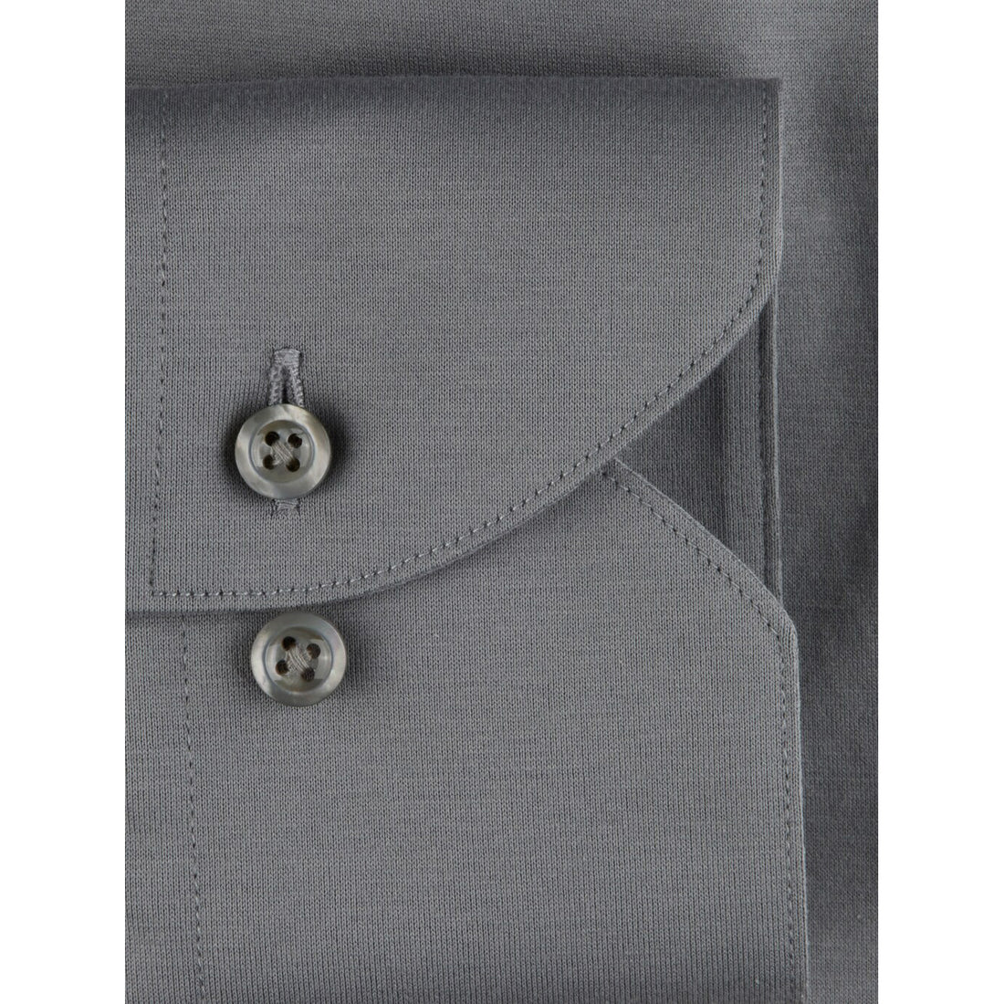 Casual Grey Jersey Shirt - Stenströms