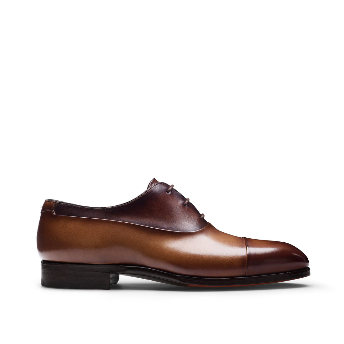 Tabacco Brown Leather Duke Seleccion Cap Toe Oxford Shoes - Magnanni - Boutique Jacques International
