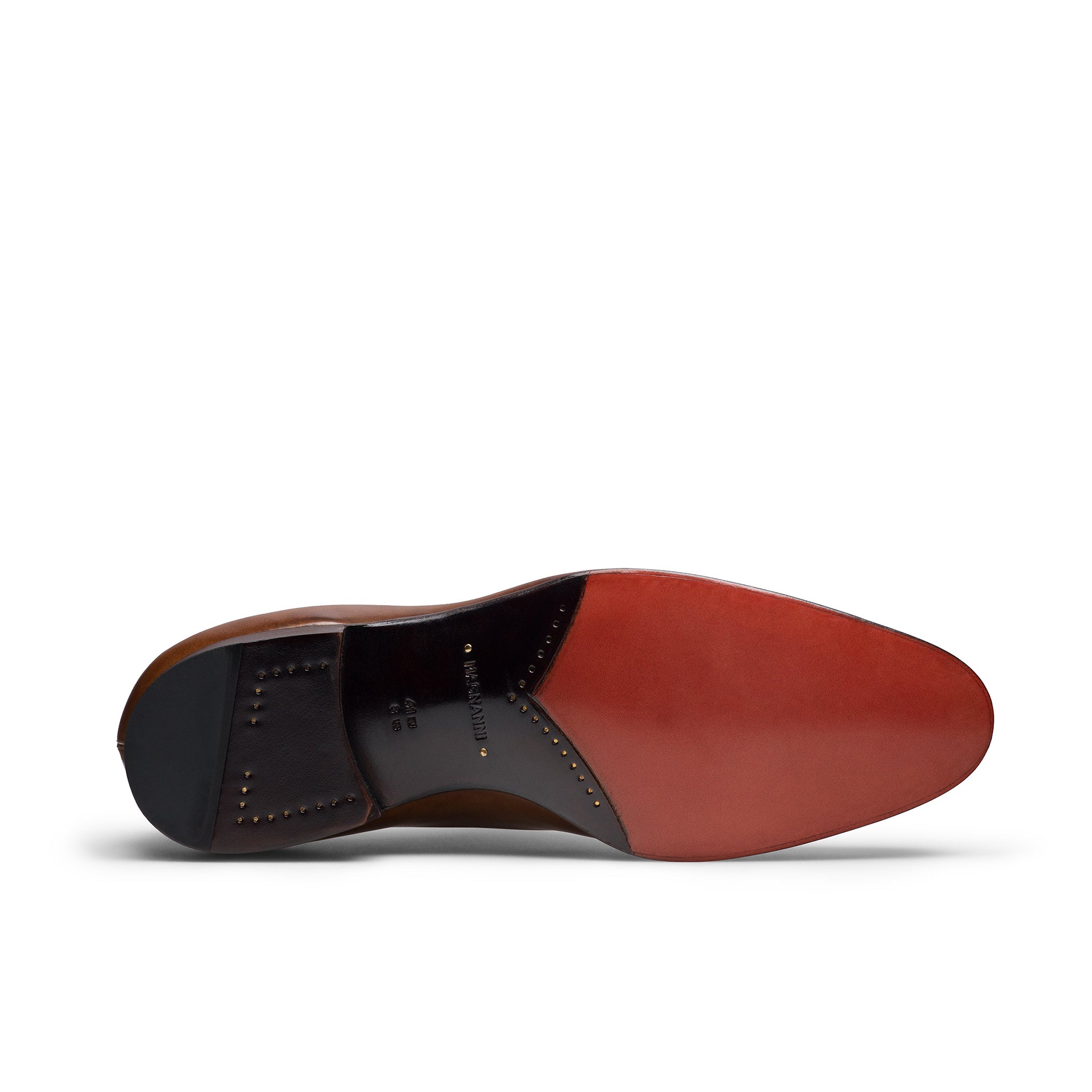 Tabacco Brown Leather Duke Seleccion Cap Toe Oxford Shoes - Magnanni - Boutique Jacques International