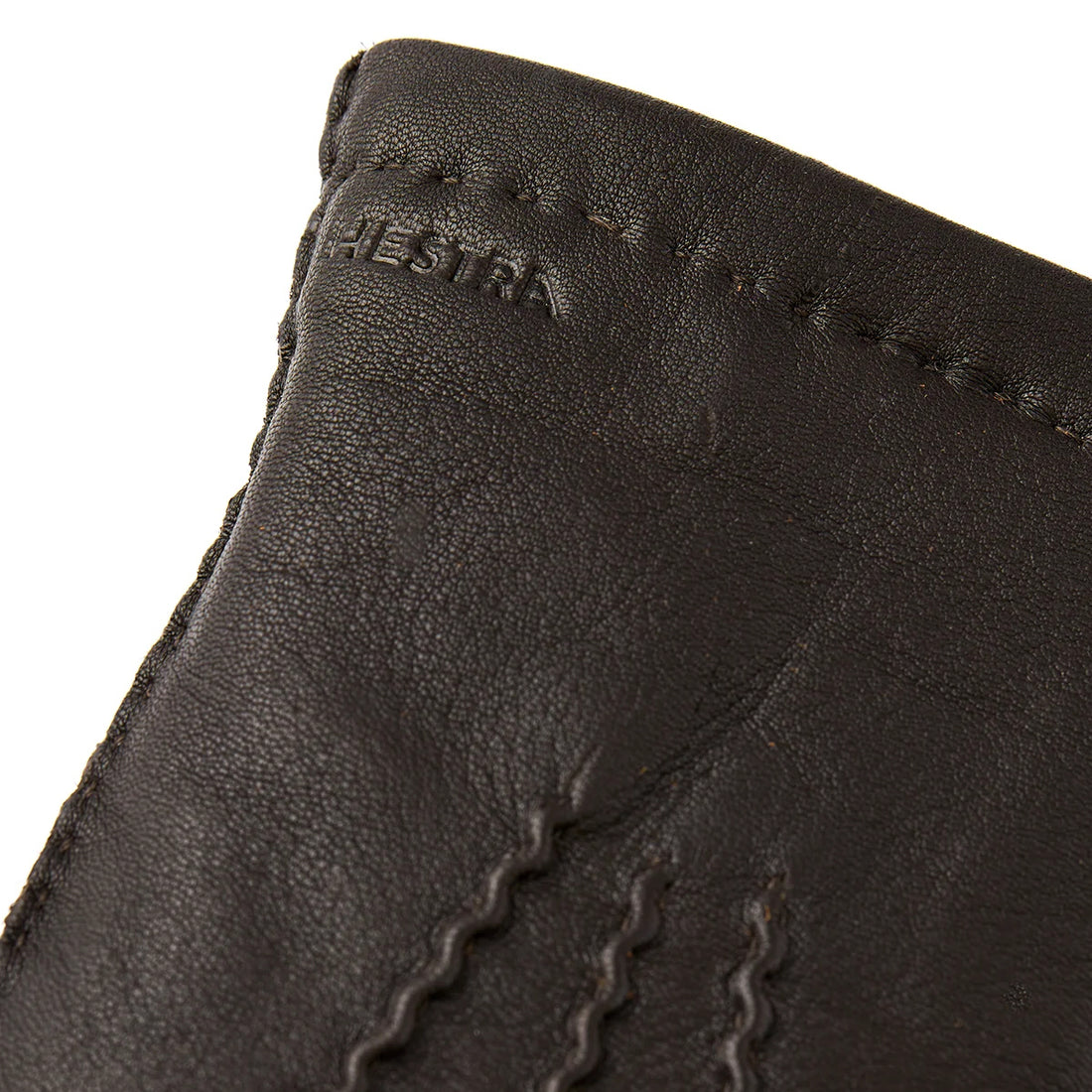 Dark Brown Matthew Deerskin Leather Wool-Lined Gloves - Hestra - Boutique Jacques International