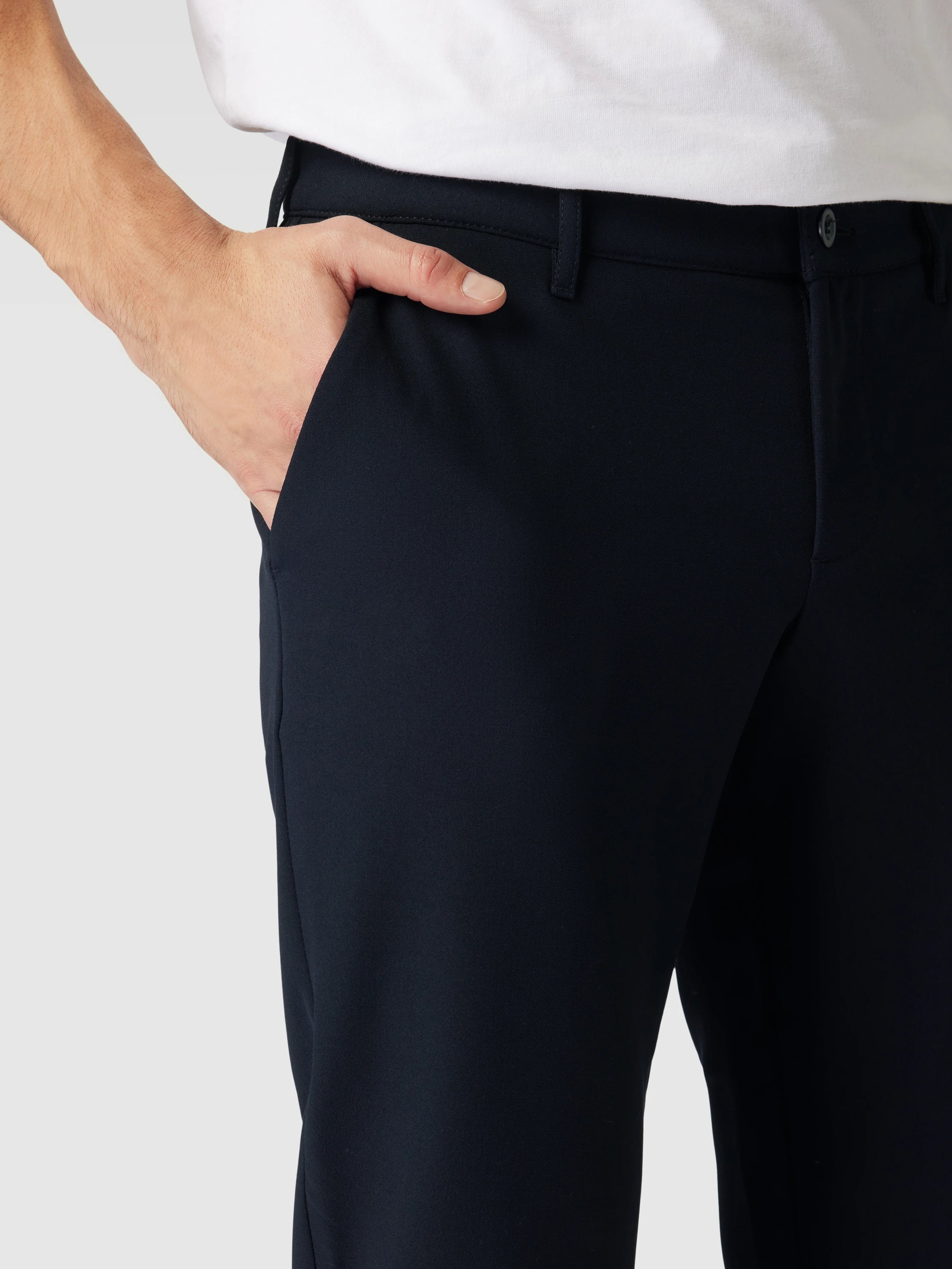 Ceramica Rob Slim Fit Stretch Blue Dress Pant - ALBERTO - Boutique Jacques International
