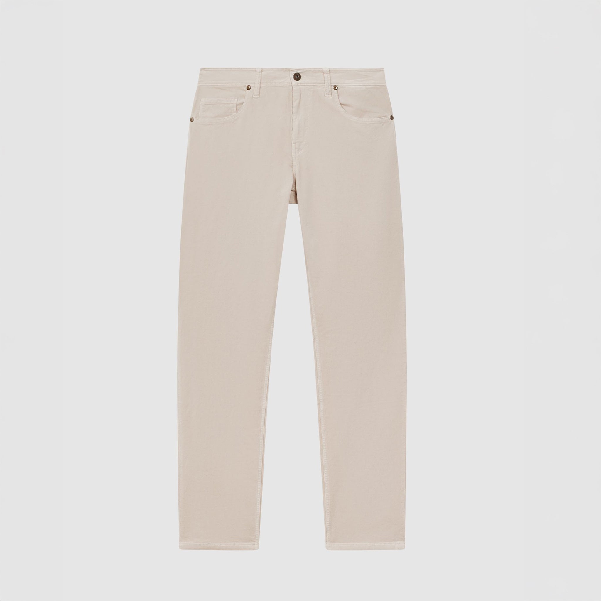 Ivory Cream Corduroy – Lennox Slim Fit Jeans - PAIGE
