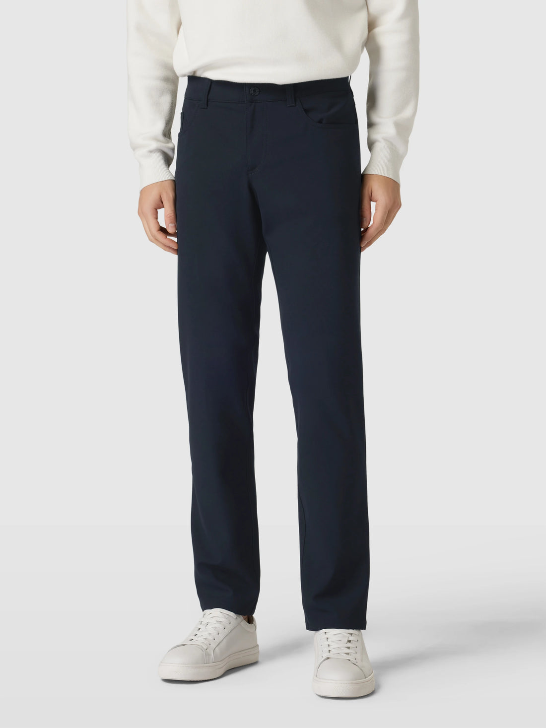 ALBERTO - PIPE Ceramica Navy 5 Pocket Dress Pants - Boutique Jacques International