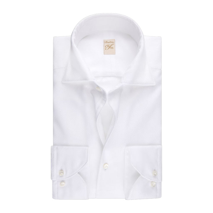 White 1899 Twofold Cotton Shirt - Stenströms